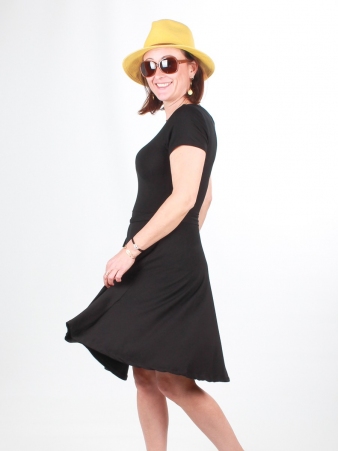 Robe Cecil Noir robe f�minine polyvalente
