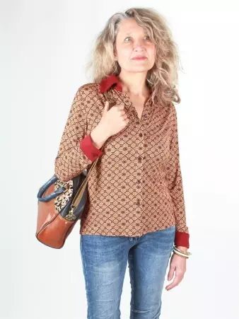 Chemise Lary Bis Barnie Brown article mode au design soign�