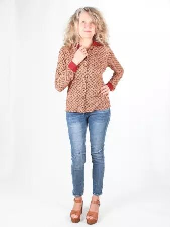 Chemise Lary Bis Barnie Brown article mode au design soign�
