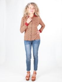 Chemise Lary Bis Barnie Brown accessoire textile au look moderne