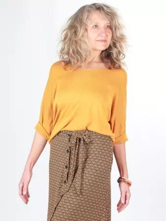 Pull Liza moutarde pull Liza moutarde chaud