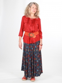 Jupe longue Esm&eacute; Shree Jee pi&egrave;ce vestimentaire au caract&egrave;re moderne et au port&eacute; confortable au tomb&eacute; naturel