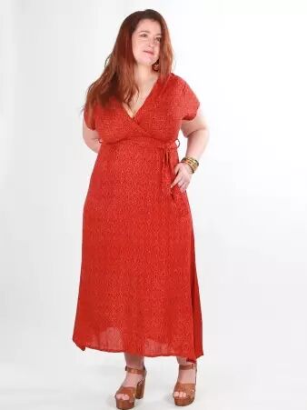 Robe Olympe Levant � imprim� lumineux