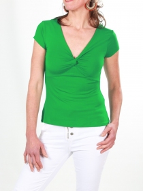 TOP ILANGA vert lichen top fluide vert lichen v&eacute;g&eacute;tal