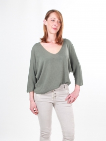 Pull Liza vert kaki pull Liza vert kaki naturel