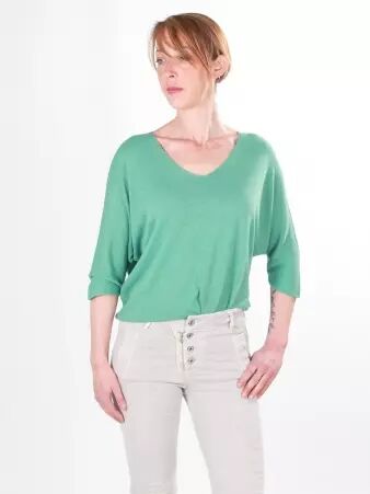 Pull Liza vert tiffany pull Liza vert tiffany lumineux