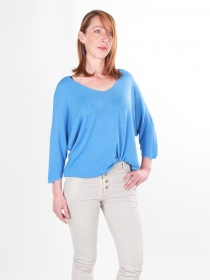 Pull Liza bleu cobalt pull Liza bleu cobalt intense
