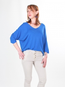Pull Liza bleu roi pull Liza bleu roi &eacute;clatant