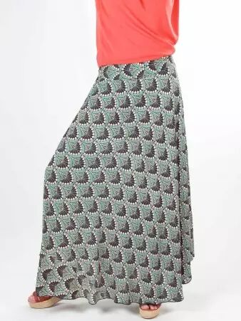Jupe longue Esm� Art-deco v�tement polyvalent � la ligne �l�gante et � la coupe agr�able pour la mi-saison