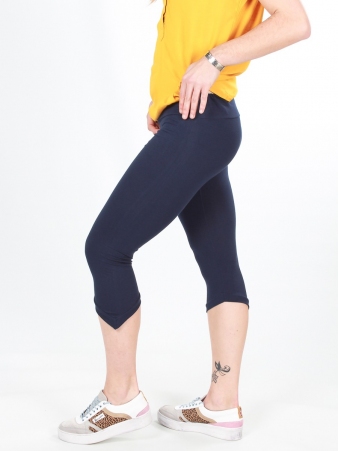 Legging Titik Navy v�tement stretch graphique au style sobre
