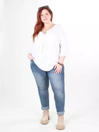 Top Chula Blanc top fluide blanc style minimaliste