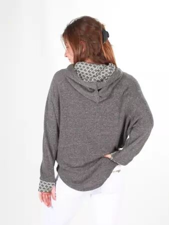 Sweat Mimpi Gris sweat gris doux esprit minimal
