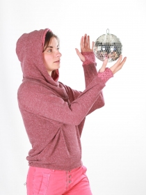 Sweat Mimpi Bordeaux sweat bordeaux profond au style cosy