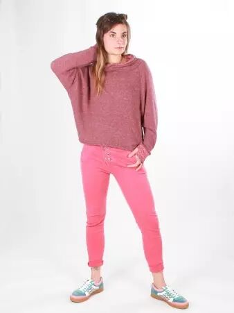 Sweat Mimpi Bordeaux sweat confortable couleur vin