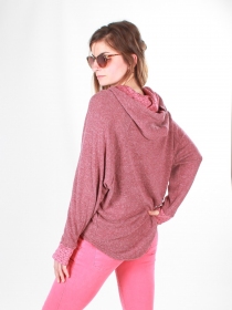 Sweat Mimpi Bordeaux sweat confortable couleur vin