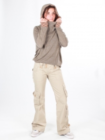 Sweat Mimpi Brun sweat brun chaud &agrave; l'allure naturelle