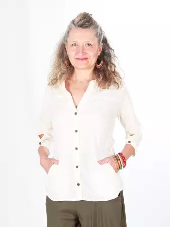 Chemisier Milka Blanc �l�ment mode � l'esth�tique actuelle