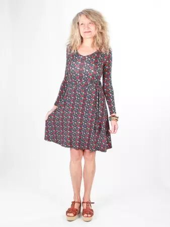 Robe Vicky Jardin d'hiver robe fluide � inspiration v�g�tale
