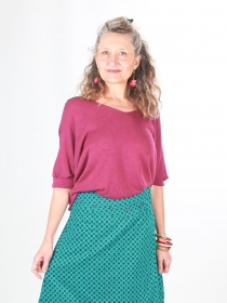 Pull Liza violine pull Liza violine profond