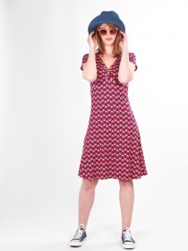 Robe Harini Albisia robe graphique d&eacute;licate