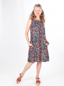 Robe Mayane Majorque Bleu robe boh&egrave;me bleue