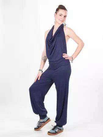 Combinaison Aria bleu marine combinaison femme � l'allure �l�gante