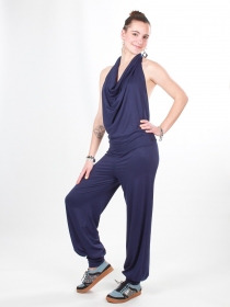 Combinaison Aria bleu marine v&ecirc;tement f&eacute;minin au style intemporel