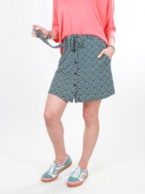 Jupe Lanna courte Barnie blue v&ecirc;tement en maille &agrave; la coupe confortable et au style contemporain