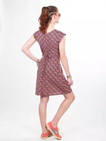 Robe Esther Gordon orange robe �l�gante color�e