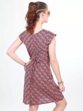 Robe Esther Gordon orange robe �l�gante color�e