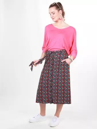 Pull Liza framboise pull Liza framboise vif