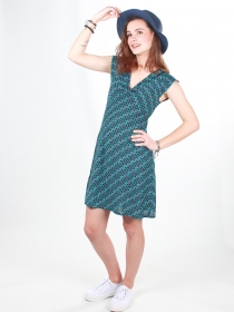 Robe Esther Gordon Bleu robe boh&egrave;me moderne