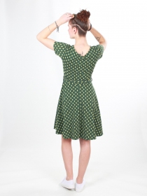 Robe Cecil Diamond Vert robe fluide moderne