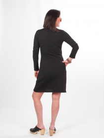 Robe Avelina Noir robe f&eacute;minine facile &agrave; porter