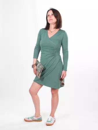 Robe Avelina Celadon robe vert c�ladon douce et apaisante