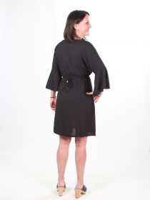 Robe clochette Noir robe &eacute;l&eacute;gante minimaliste