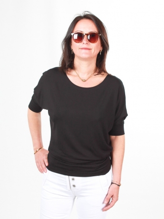 Top bat Noir top noir graphique facile � associer