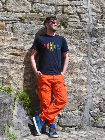 Molecule Pantalon ripstop 55003 Orange pantalon technique � l'allure affirm�e