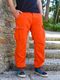 Molecule Pantalon ripstop 55003 Orange pi&egrave;ce mode robuste pens&eacute;e pour l'action