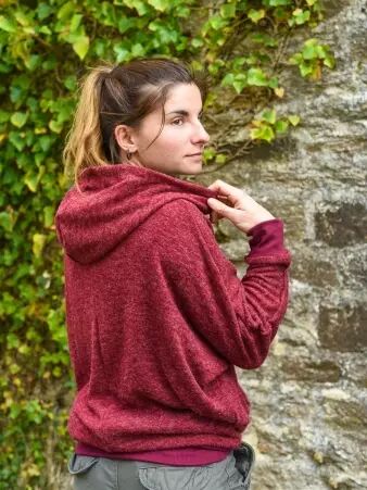 Veste Lawah Bordeaux veste bordeaux lawah chic