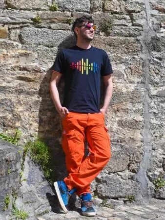 Molecule Pantalon ripstop 55003 Orange pantalon technique � l'allure affirm�e