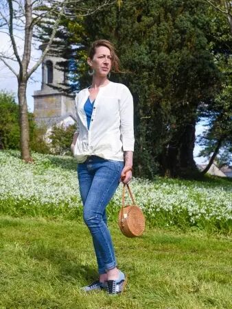 Chemisier Milka Blanc �l�ment mode � l'esth�tique actuelle