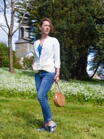 Chemisier Milka Blanc article mode au design soign&eacute;