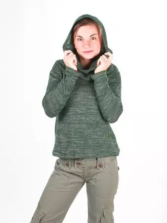 Pull chin� vert pull chin� vert naturel