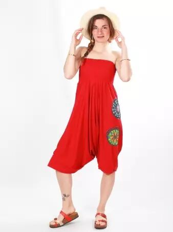 Sarouel D.Patch Mandala rouge sarouel patchwork mandala rouge
