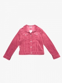 Veste velours Rose