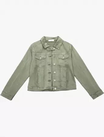 Veste jeans kaki veste jean kaki moderne