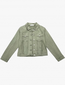 Veste jeans kaki veste jean kaki moderne