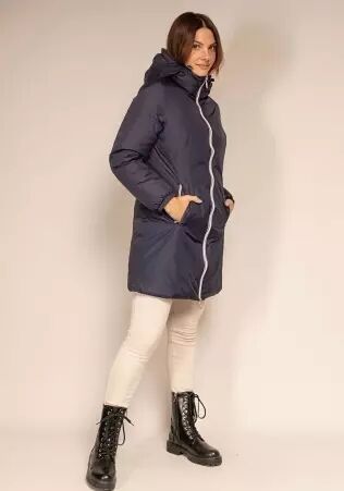 Parka doudoune r�versible navy kaki parka r�versible bleu marine et kaki