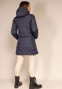 Parka doudoune r&eacute;versible navy kaki veste double face pour temps froid